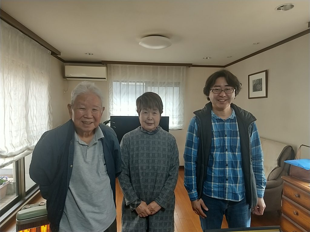 平泉電気メンバー　左から平泉顧問、松本家主、松本社長