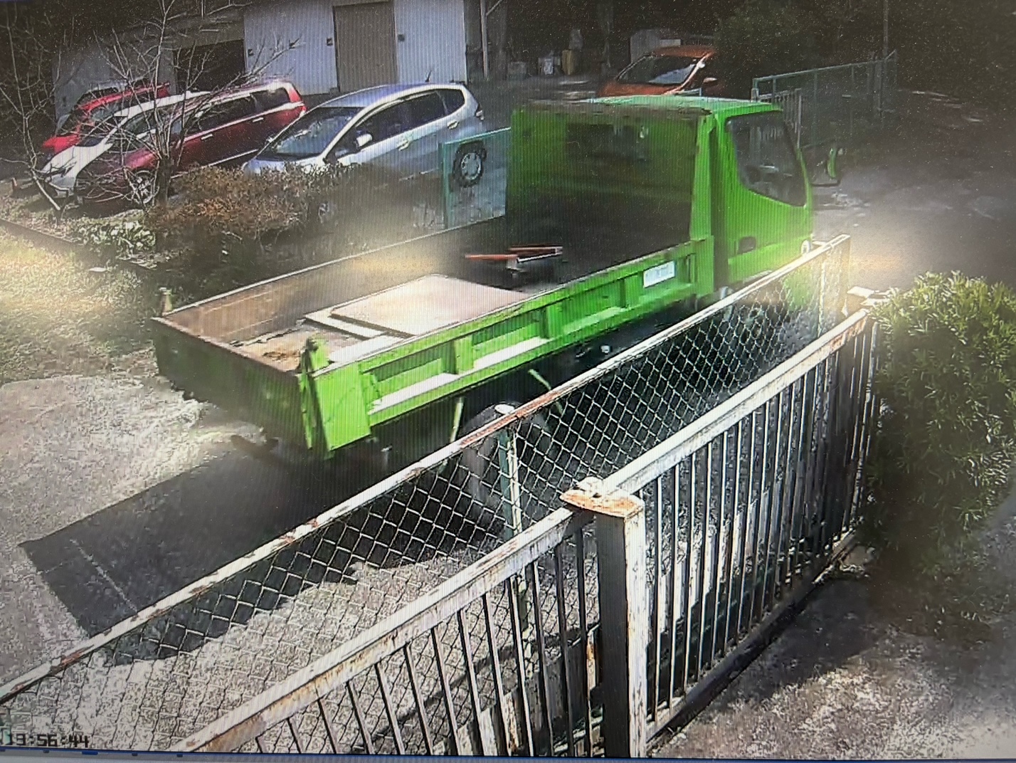 空荷で出発