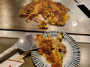 25年越しの念願、十三でネギ焼き